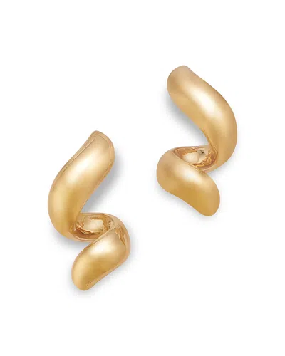 Bloomingdale's Fine Collection Polished Twist Stud Earrings In 14k Yellow Gold In Gold