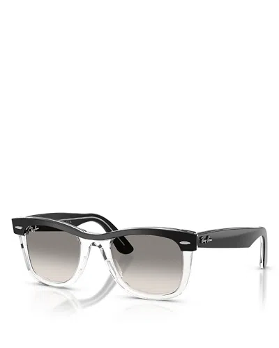 Ray Ban Ray-ban Wayfarer Square Sunglasses, 50mm In Black