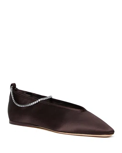 Loeffler Randall Women's Emery Embellished Ballet Flats In Brown