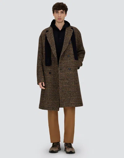 Herno Cappotto Doppiopetto Coat In Brown