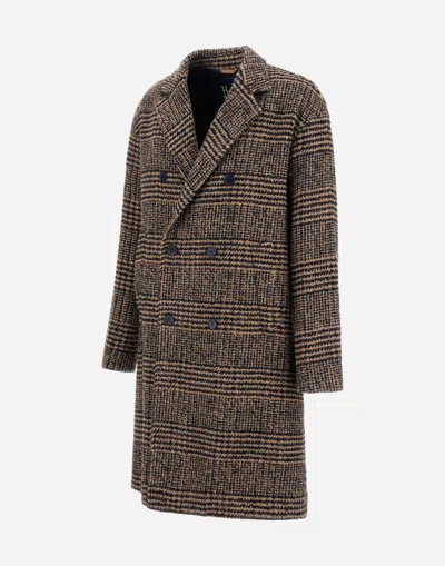 Herno Cappotto Doppiopetto Coat In Brown
