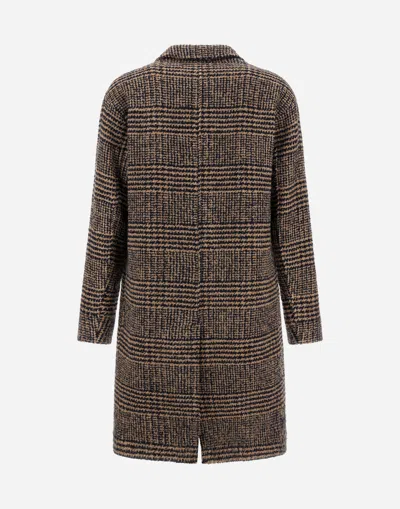 Herno Cappotto Doppiopetto Coat In Brown