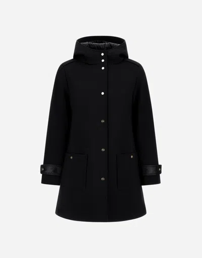 Herno Parka In 2-layer Scuba In Black