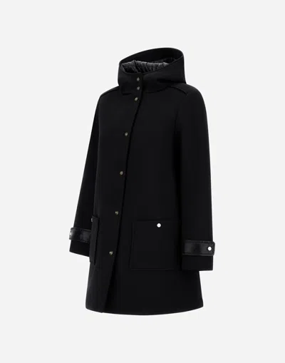 Herno Parka In 2-layer Scuba In Black