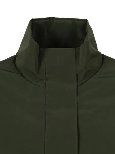 K-way Isan Zip-up Jacket In Green