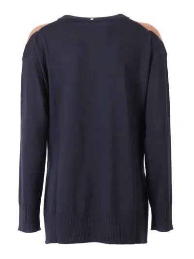 Lorena Antoniazzi Girocoll In Blue