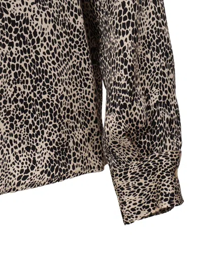 Mazzarelli Button-down Long-sleeved Shirt In Brown