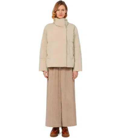 Weekend Max Mara Kaiser Beige Down Jacket In Nude