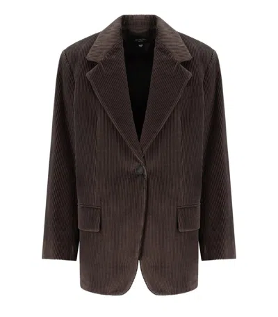 Weekend Max Mara Formia Chocolate Single-breasted Blazer In Purple