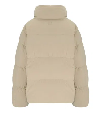 Weekend Max Mara Kaiser Beige Down Jacket In Nude