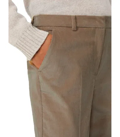 Weekend Max Mara Marruca Beige Pants In Brown