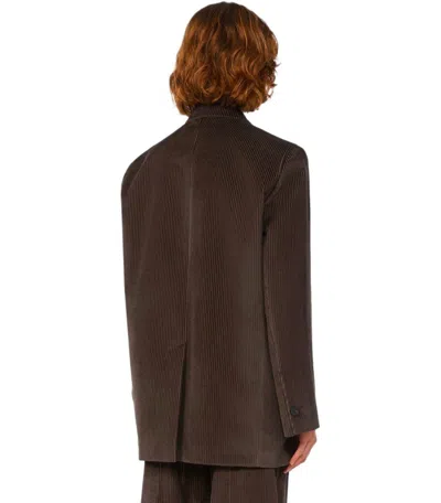 Weekend Max Mara Formia Chocolate Single-breasted Blazer In Purple