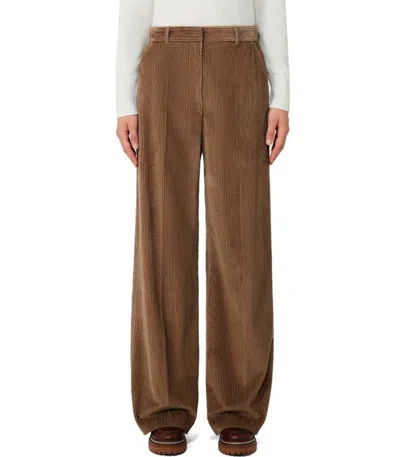 Weekend Max Mara Tania Brown Pants In Brown