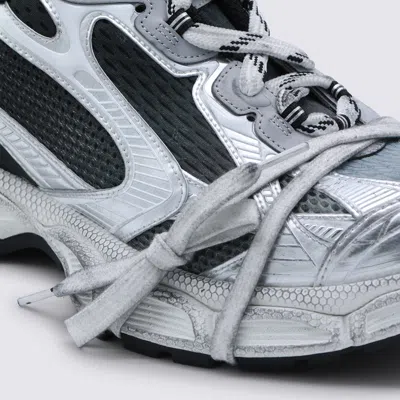 Balenciaga Multicolor Mesh And Rubber 3xl Gradient Sneakers In Gray
