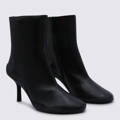 Balenciaga Stivaletti Shibuya 80 In Pelle Nera   Donna In Black