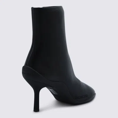 Balenciaga Stivaletti Shibuya 80 In Pelle Nera   Donna In Black