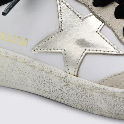 Golden Goose Star-detail Leather Sneakers In Neutral