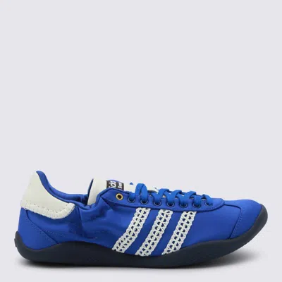 Adidas Originals By Wales Bonner Blue Wb Karintha Lo Satin Sneakers In Blue