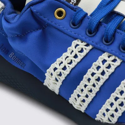 Adidas Originals By Wales Bonner Blue Wb Karintha Lo Satin Sneakers In Blue