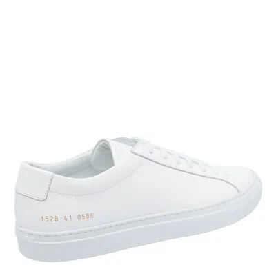 Common Projects Original Achilles Low Leather Sneakers In White