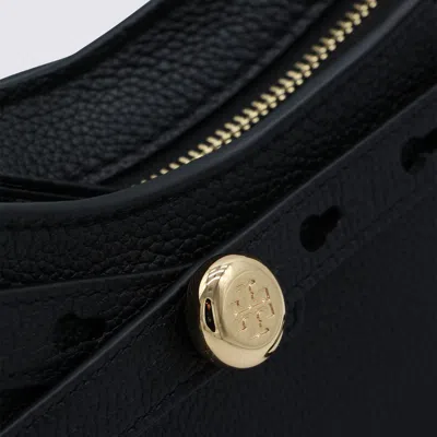 Tory Burch Black Leather Crossbody Bag In Black