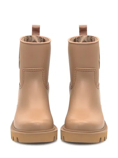 Moncler Kickstream Boots In Brown