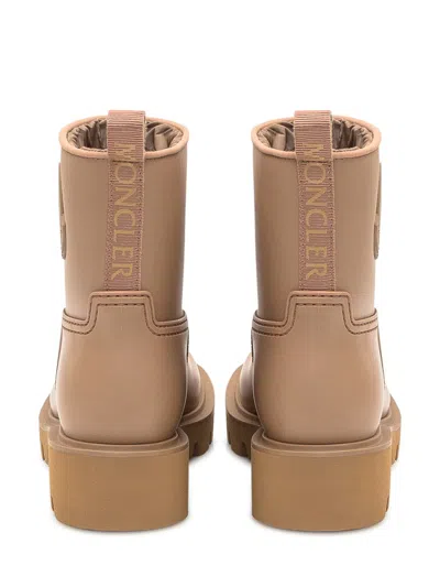 Moncler Kickstream Boots In Brown