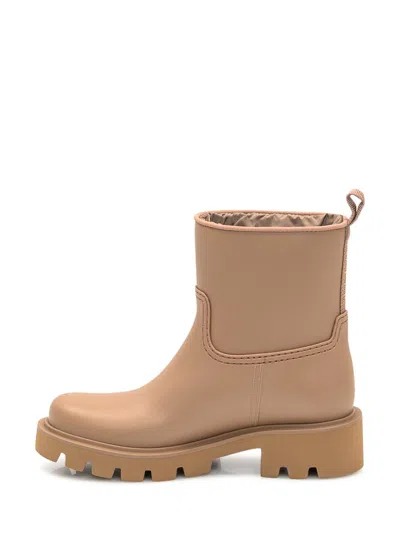 Moncler Kickstream Boots In Brown