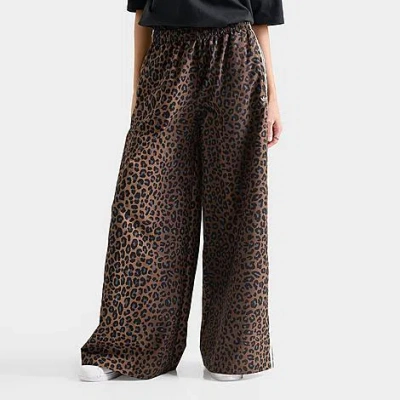 Adidas Originals Firebird Oversized Track Pants In Brown