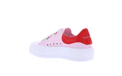 Alexander Mcqueen Logo Low-top Casual Shoes In Multi