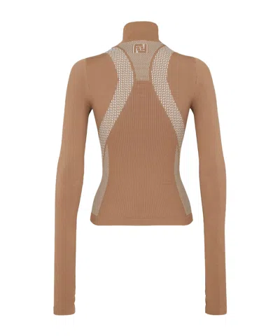 Fendi Ski Jumper In Brown