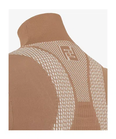Fendi Ski Jumper In Brown