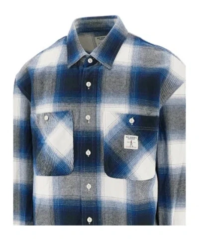 Roy Rogers Checked Shirt In Blue