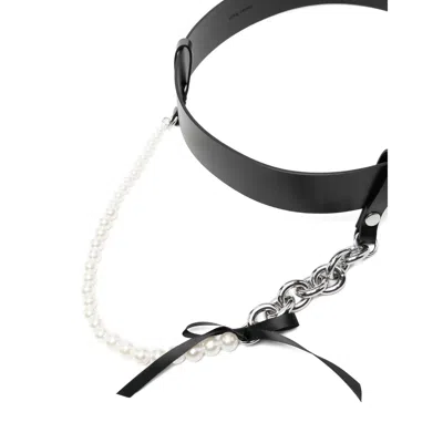 Simone Rocha Leather Belt In Black