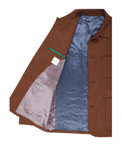 Paul Smith Work Jacket In Brown