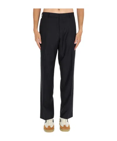 Paul Smith Conceal Fastened Straight-leg Trousers In Gray