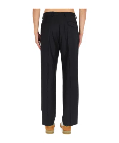 Paul Smith Conceal Fastened Straight-leg Trousers In Gray