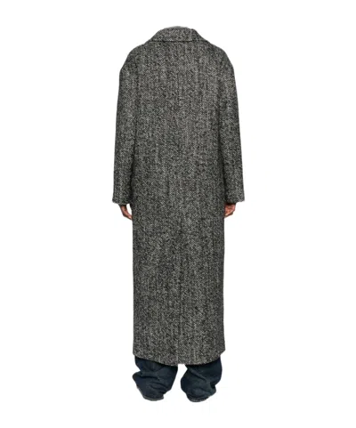 Tagliatore Wool Blend Single-breasted Coat In Black