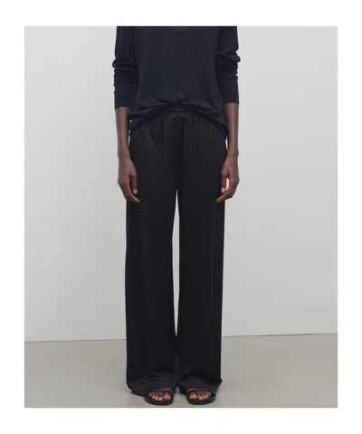 The Row Bellana Pant In Silk And Viscose In Animal Print