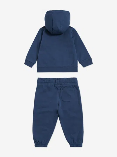 New Balance Girls T-shirt And Tracksuit Set In Blue