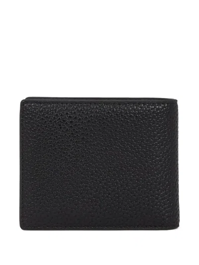 Karl Lagerfeld Logo-embossed Bifold Wallet In Black