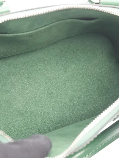 Pre-owned Louis Vuitton 2021-2025 Epi Alma Bb Satchel In Green