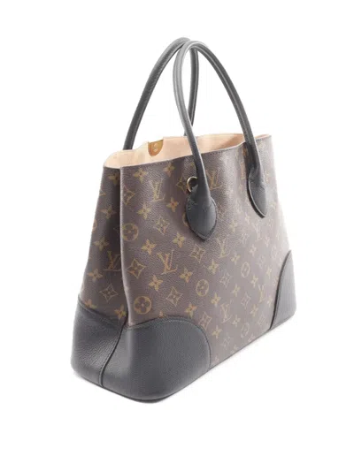 Pre-owned Louis Vuitton 2016 Monogram Flandrin Satchel In Brown