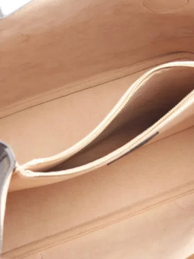 Pre-owned Louis Vuitton 2016 Monogram Flandrin Satchel In Brown