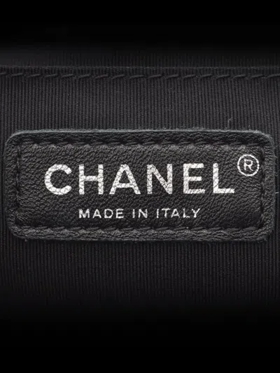 Pre-owned Chanel 2016-2017 Chevron Lambskin Urban Spirit Backpack In Black