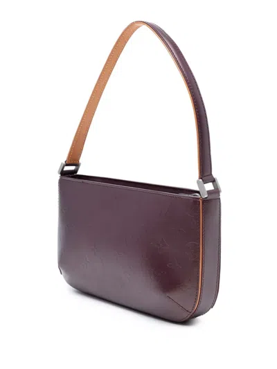 Pre-owned Louis Vuitton 2000-2005 Monogram Mat Fowler Shoulder Bag In Purple