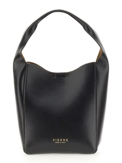 Visone Elizabeth 15 Shoulder Bag In Black