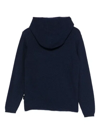 Aspesi Hooded Sweatshirt In Blue