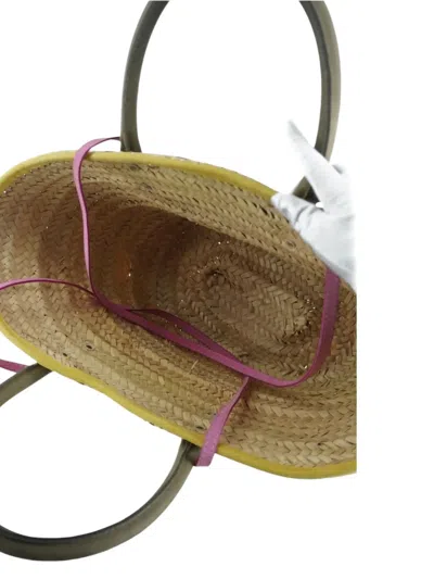 Pre-owned Jacquemus Le Panier Soli Tote Bag In Neutral