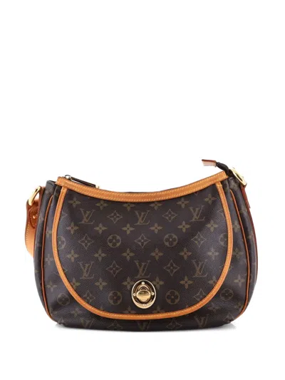 Pre-owned Louis Vuitton Tulum Handbag Monogram Canvas Pm Shoulder Bag In Brown